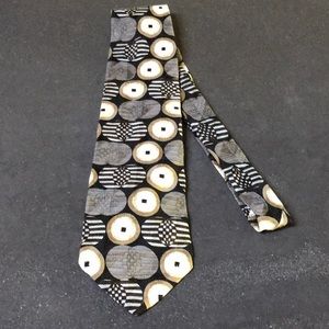 Martin Wong Napa Geometric Silk Tie